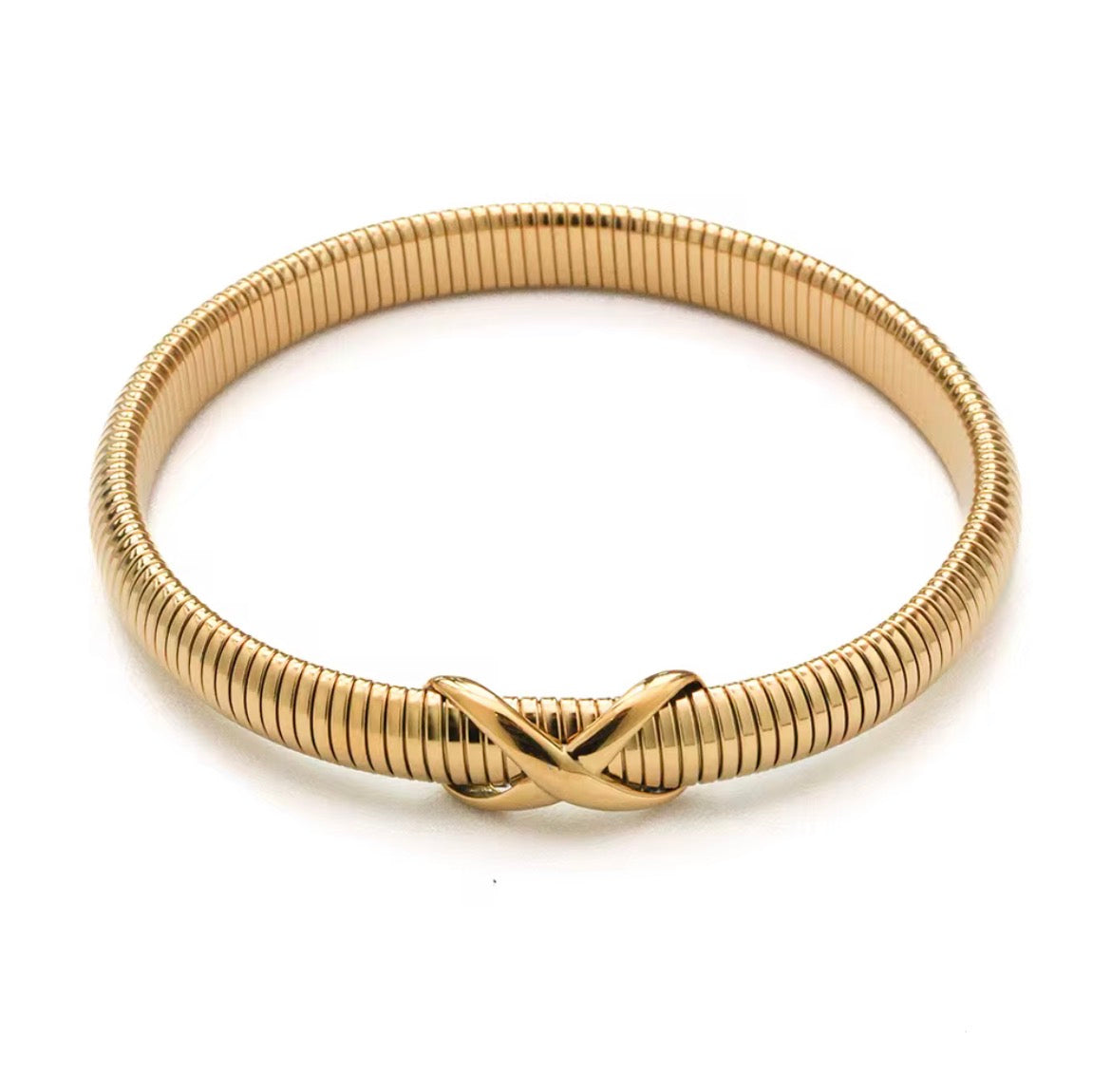 Omega-style 18k filled Bracelet