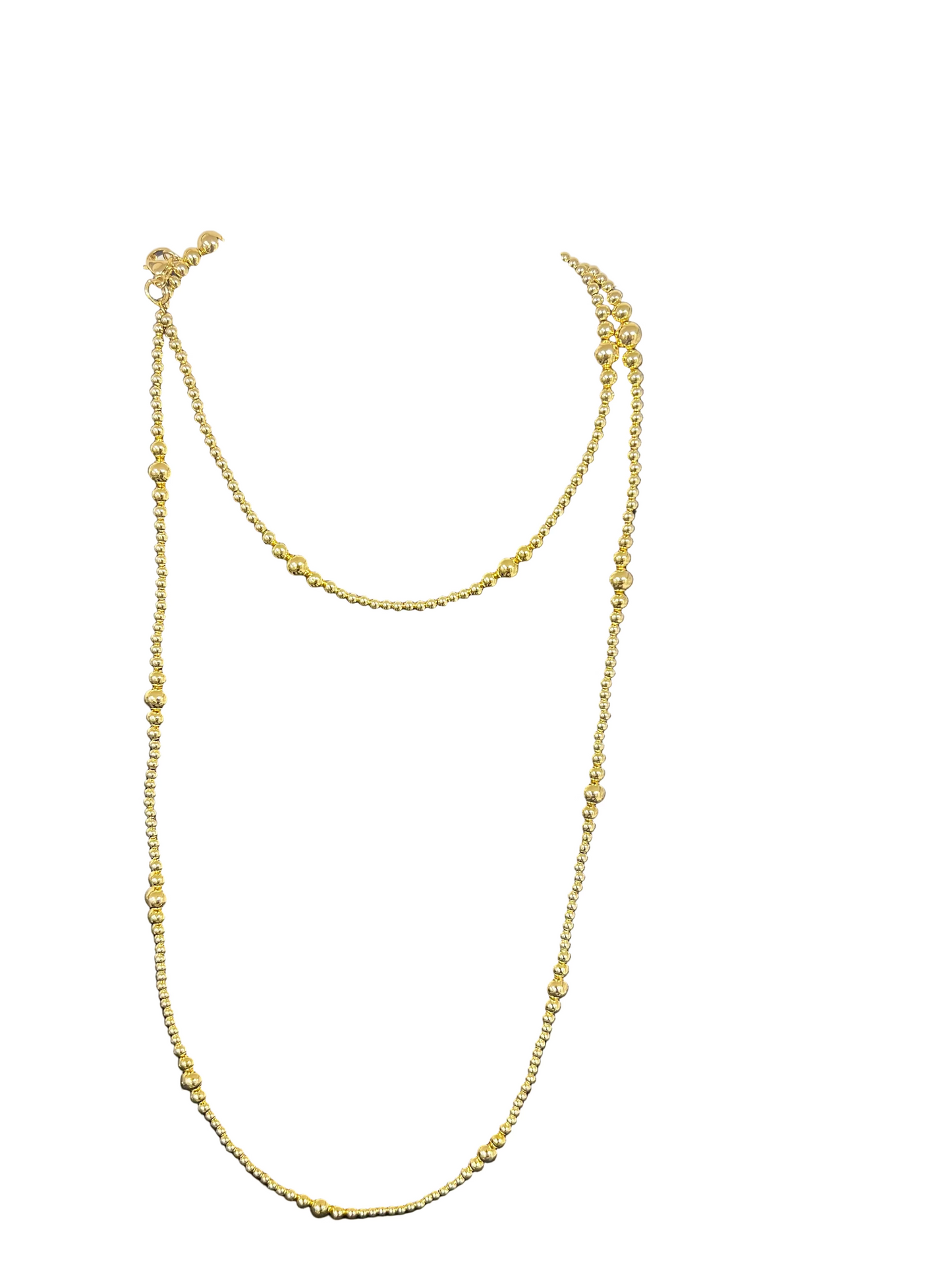 Gold Beaded Necklace