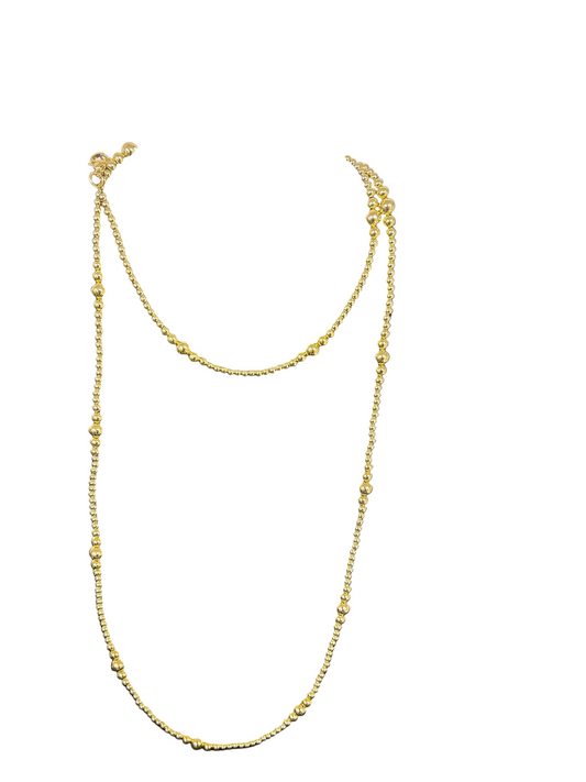 Gold Beaded Necklace