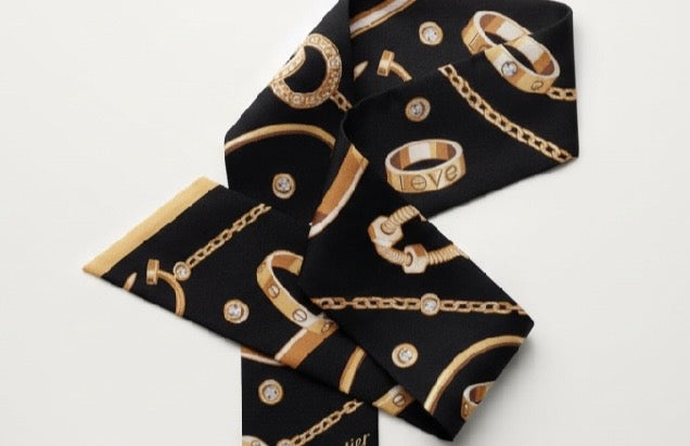 Printed Twill Scarf Ribbon