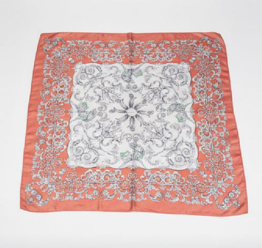 Muti Print Silk Scarf, Print