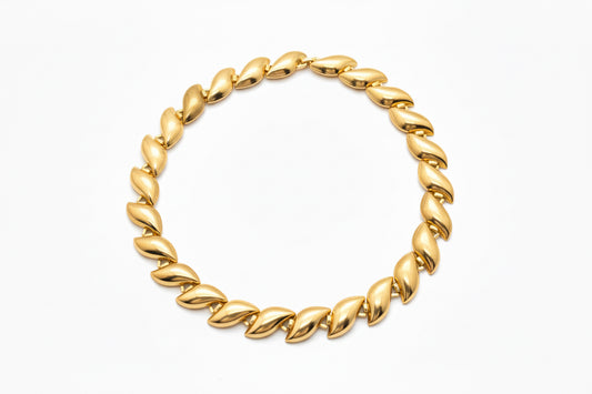 Feather Gold Necklace