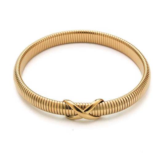 Omega-style 18k filled Bracelet
